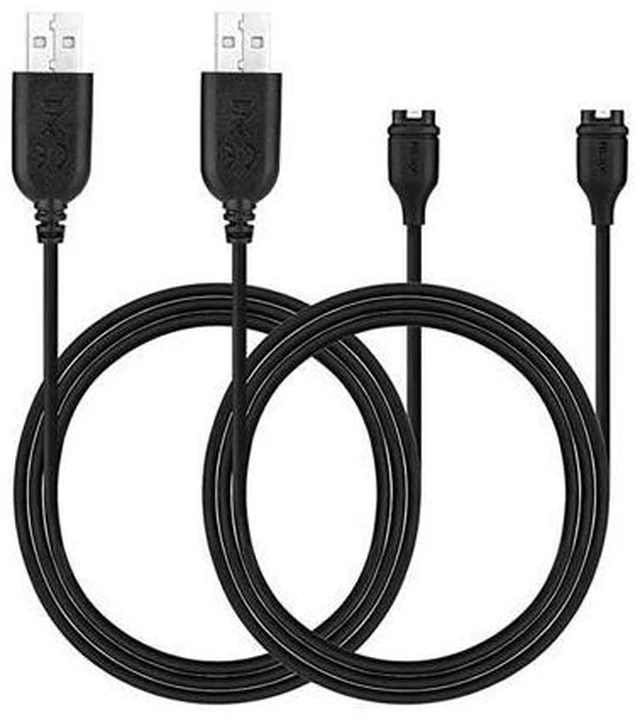 Alt view image 3 of 5 - for Garmin Instinct Charger2PACK Charging Clip Sync Data Cable and 2Pcs HD Tempered Glass Screen Protector and 8Pcs Charger Port Protector for Garmin Instinct Smart Watch