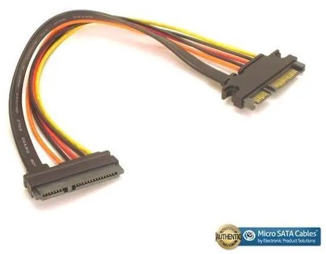Main image of SATA III SATA 3 Male to Female 5 wire 8 Inch Extension Cable
