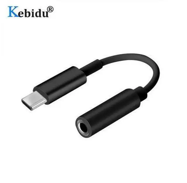 Main image of 1pc USB3.1 Type C Male To 3.5mm Jack Female Headphone Speaker Microphone Audio Aux Cable Adapter for P20 P30 Pro