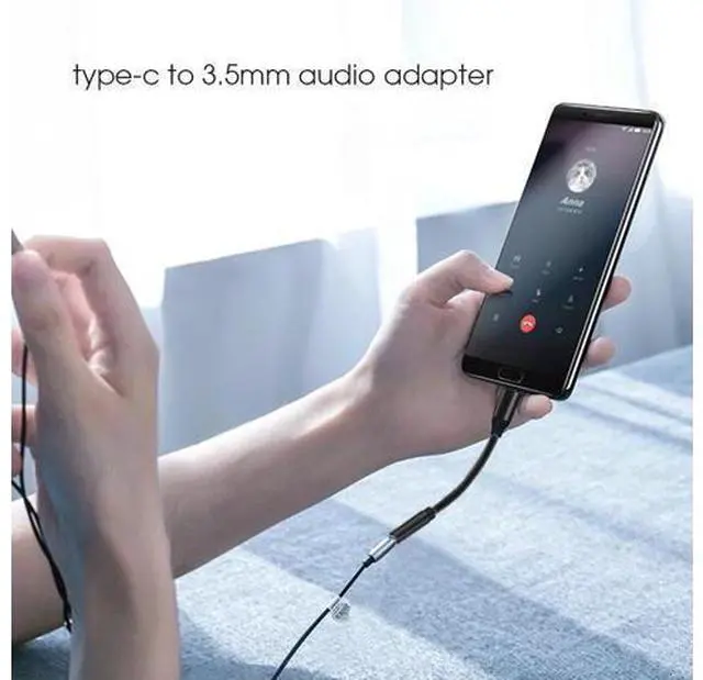 Alt view image 4 of 5 - 1pc USB3.1 Type C Male To 3.5mm Jack Female Headphone Speaker Microphone Audio Aux Cable Adapter for P20 P30 Pro