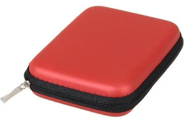 Alt view image 6 of 6 - HDD Bag SSD Storage Pouch Coin Purse Data Cable Storage Bag Hard Drives Case Mini Zipper Bag Portable Headset Storage Box(black)