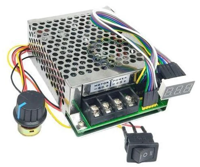 Main image of PWM DC Motor Speed Controller DC 10 -55V Digital Display 0 -100% Adjustable Drive Module 12V 24V 36V 48V Input MAX 60A