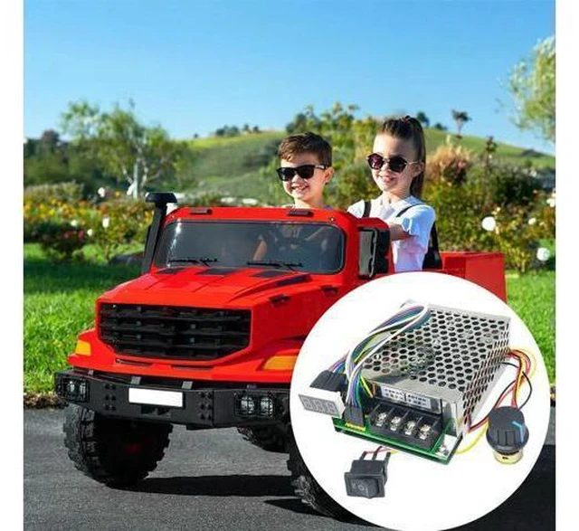 Alt view image 2 of 3 - PWM DC Motor Speed Controller DC 10 -55V Digital Display 0 -100% Adjustable Drive Module 12V 24V 36V 48V Input MAX 60A