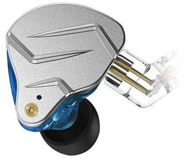 Main image of KZ ZSN PRO inEar Headphones HiFi Noiseisolating in Ear Monitor Bass High Fidelity Earbuds Earphones with 1DD 1BA Hybrid Balanced Armature amp 35mm Audio Plug Detachable CableBlue no mic