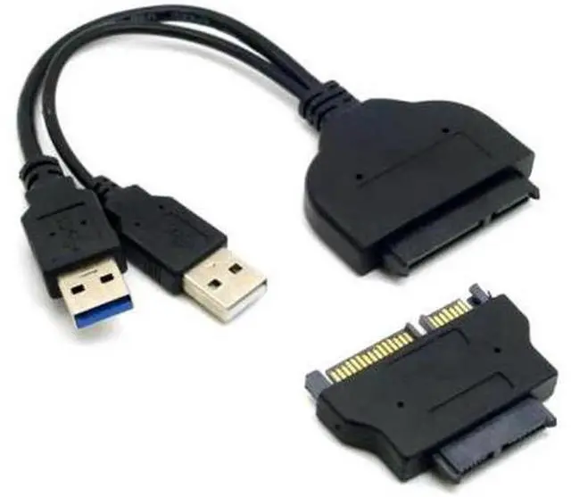 Alt view image 3 of 5 - 1set USB 3.0 to SATA 22Pin & SATA to 16Pin Micro SATA Adapter for 1.8" 2.5" Hard Disk Driver With Extral USB Power Cable