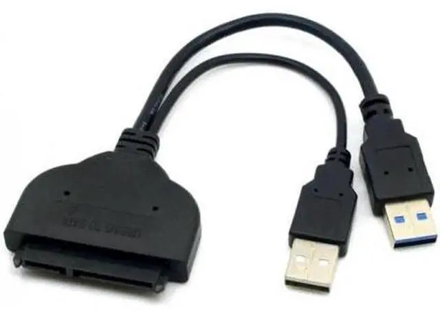 Alt view image 5 of 5 - 1set USB 3.0 to SATA 22Pin & SATA to 16Pin Micro SATA Adapter for 1.8" 2.5" Hard Disk Driver With Extral USB Power Cable