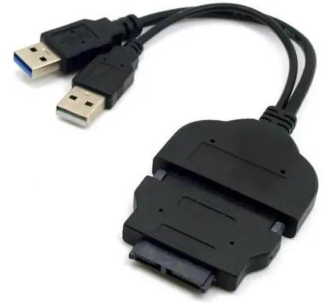 Alt view image 4 of 5 - 1set USB 3.0 to SATA 22Pin & SATA to 16Pin Micro SATA Adapter for 1.8" 2.5" Hard Disk Driver With Extral USB Power Cable