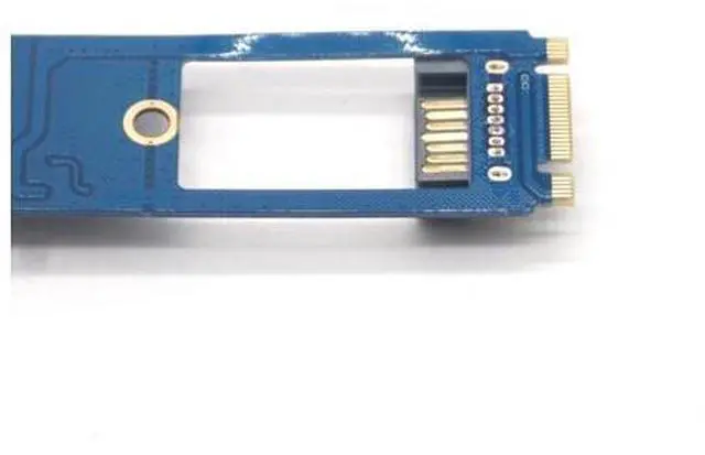 Alt view image 6 of 7 - M.2 TO SATA M.2 NGFF SATA to 7Pin SATA Horizontal Converter Adapter Card Expansion Card+4Pin Power Cable for WinXP Win7 Win8