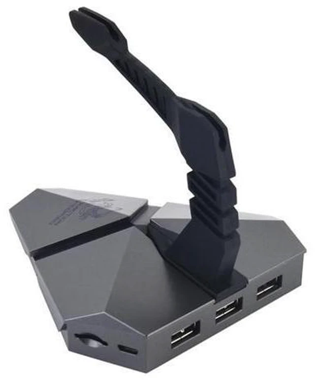 Alt view image 3 of 5 - Speed 3-Port USB HUB 2.0 3.0 Gaming HUB Mouse Bun USB Hub Splitter TF Card Reader Mouse Clamp USB-COMBO Bait