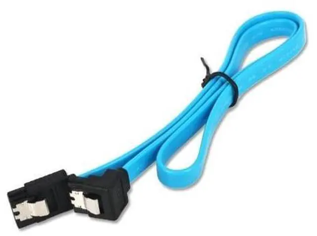 Alt view image 2 of 4 - 1pcs 45CM Fast Speed Straight Right Angle 6Gbps SATA 3.0 Cable 6GB/s SATA III SATA 3 Cable Flat Data Cord for HDD SSD