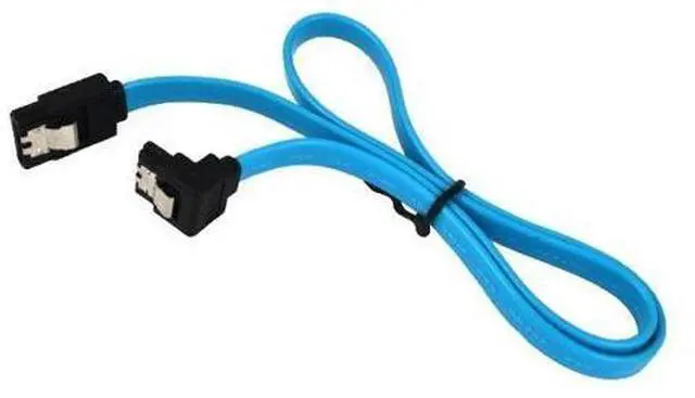 Alt view image 4 of 4 - 1pcs 45CM Fast Speed Straight Right Angle 6Gbps SATA 3.0 Cable 6GB/s SATA III SATA 3 Cable Flat Data Cord for HDD SSD
