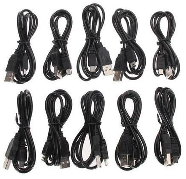 Alt view image 2 of 3 - 10PCS USB Charger Cable Cord 1M Power Cable Fast Charging USB Cable Fast Charging Cord for PS3 Controller Accessories