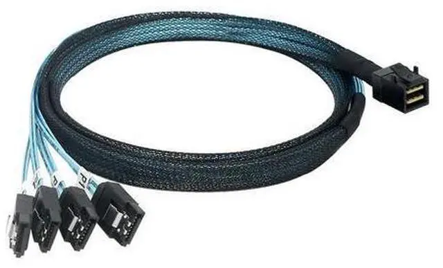 Main image of FOR 12Gb/S MINI SAS Cable SFF-8643 To 4SATA One To Four Array Card With a Length of 1 M Data Cable