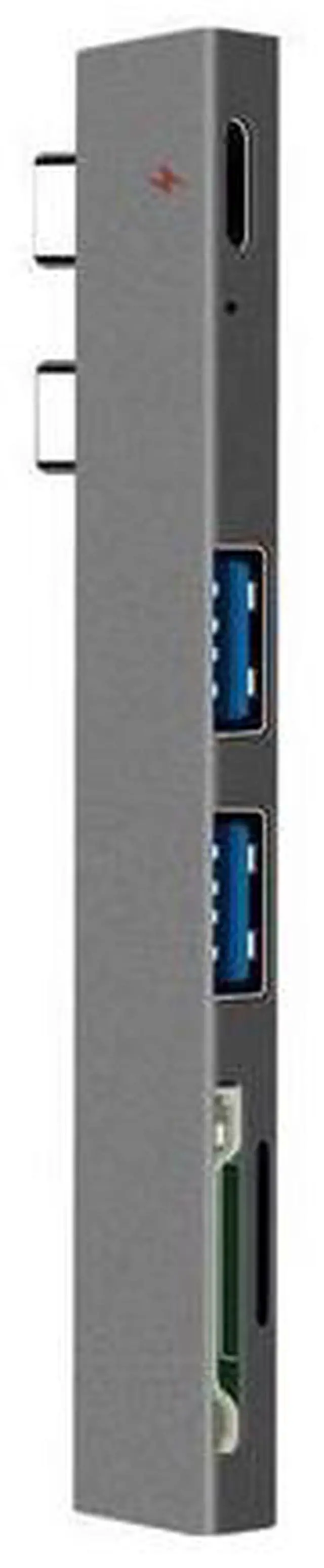 Alt view image 4 of 5 - Peripherals Usb C Hub Dual Type C Adapter Dock With Usb Pd Charger Sd/tf Slot For Pc #20