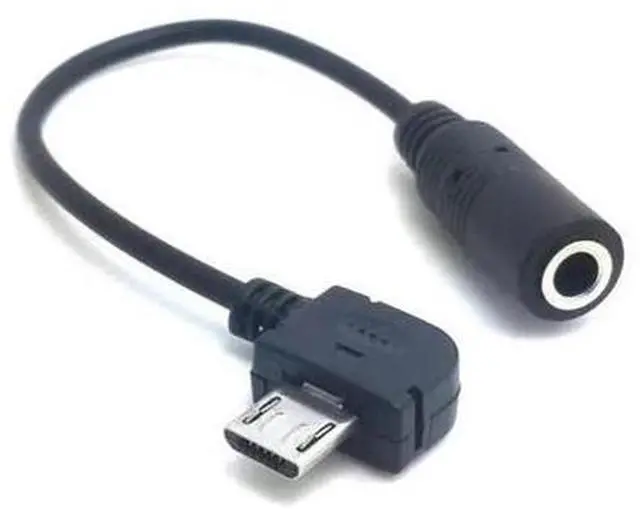 Main image of 1pc Micro USB To 3.5mm Audio Cable USB 5 Pin Male To 3.5mm Female Aux Audio Sync Headphone Adapter Cable For Nokia