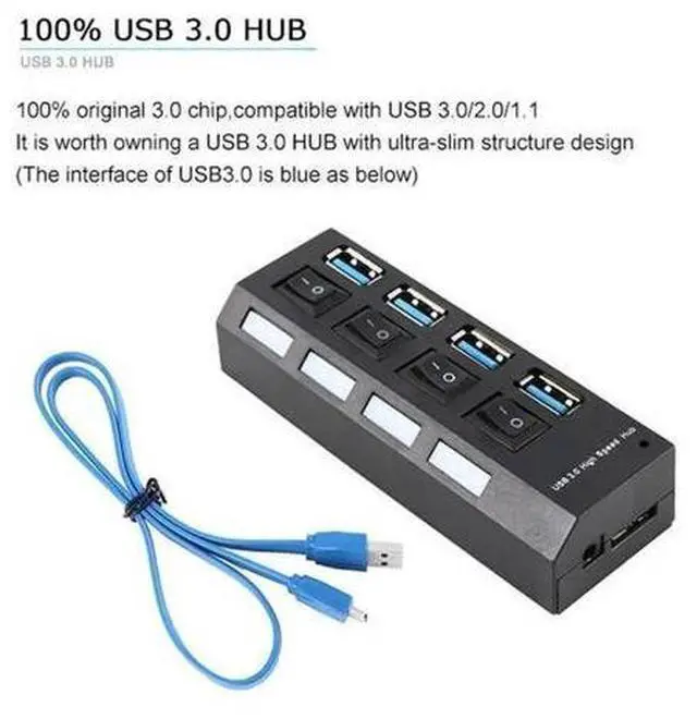Main image of 3.0 Hub Hub 3.0 Multi Splitter 3 Hab 4/7 Use Port Expander Power 2.0 For PC with Switch Hub Multiple 3 Adapt H7P5