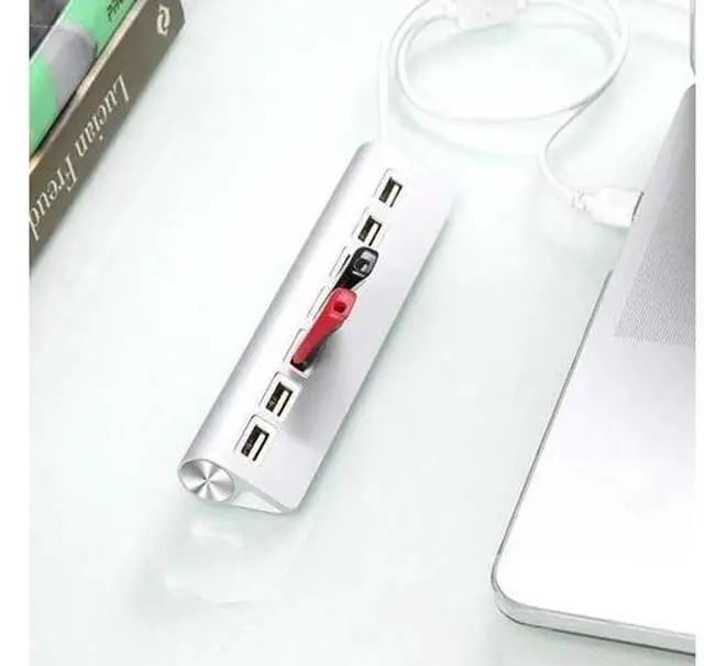 Alt view image 2 of 5 - USB 2.0 3.0 4/7 Ports Hub Adapter For Tablet iPhone computer hub Cellphone port dropshipping N2F0