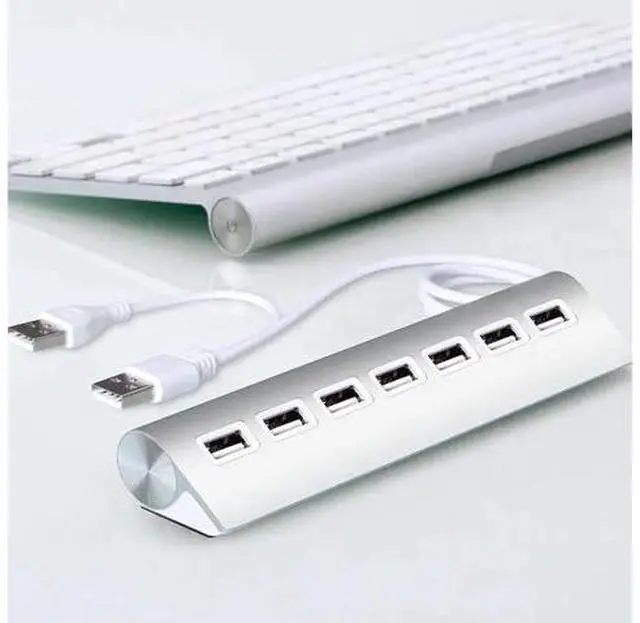 Alt view image 3 of 5 - USB 2.0 3.0 4/7 Ports Hub Adapter For Tablet iPhone computer hub Cellphone port dropshipping N2F0