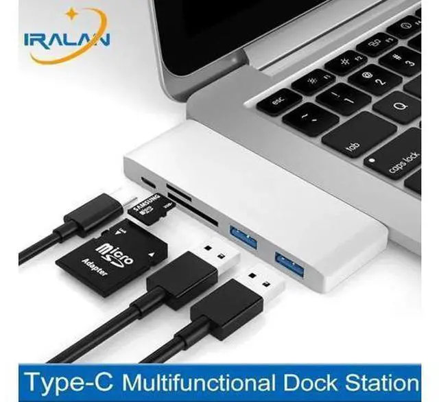 Main image of USB 3.0 USB Type C With TF SD Reader Slot For MacBook Air 2020 Mac Book Pro IPAD Pro 2018 USB C Dock