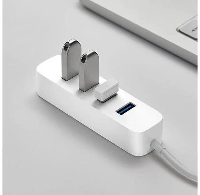 Alt view image 4 of 5 - USB3.0 Hub 4 Ports with Stand-by Power Supply Interface USB Hub Extender Extension Connector Adapter For Tablet Computer