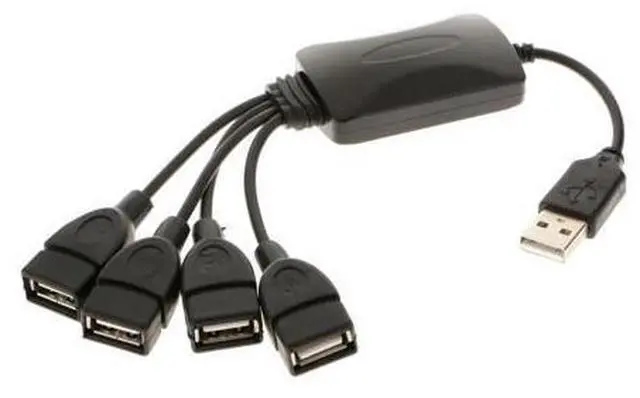 Alt view image 2 of 5 - Octopunch 4 Port USB 2.0 HUB Laptop PC Splitter Adapter Cable for Windows XP/2000/98 Computer