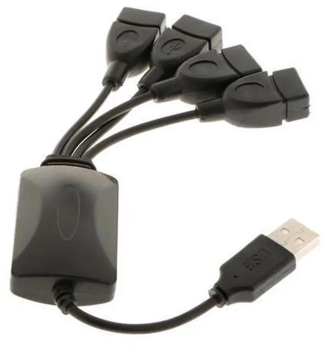 Main image of Octopunch 4 Port USB 2.0 HUB Laptop PC Splitter Adapter Cable for Windows XP/2000/98 Computer