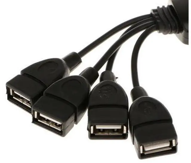 Alt view image 4 of 5 - Octopunch 4 Port USB 2.0 HUB Laptop PC Splitter Adapter Cable for Windows XP/2000/98 Computer
