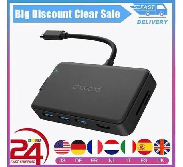 Main image of 8-in-1 USB HUB Multifunction Type C USB C Hub with Type-C 4K Video Gigat Ethernet Adapter For Macbook Pro