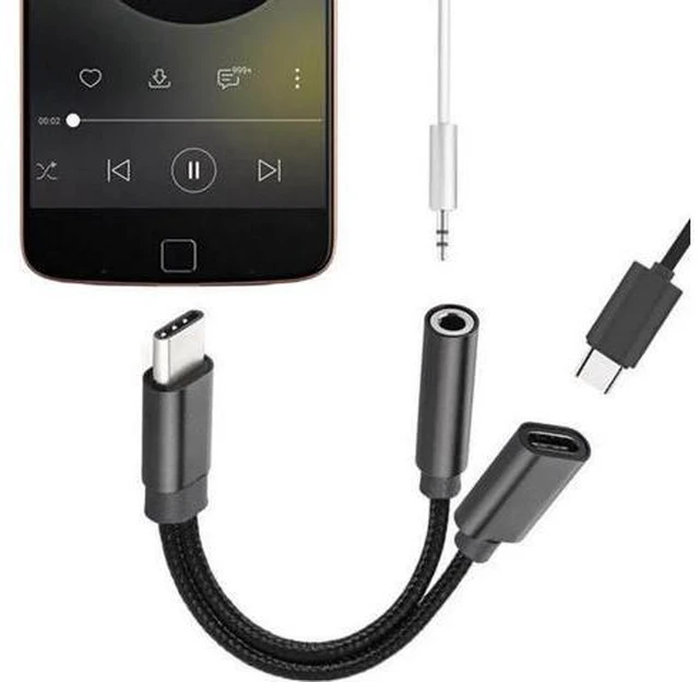 Alt view image 5 of 5 - Cable Adapter Type-C To 3.5mm Usb 3.1 Type C USB-C Male To 3.5 AUX Audio Female Jack For 6 Mi6 Letv 2 Pro 2 Max2
