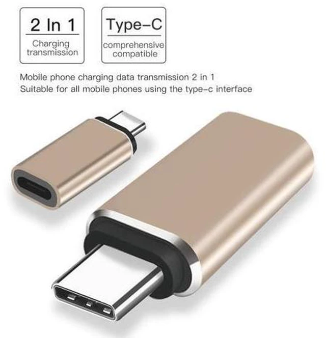 Alt view image 4 of 5 - Type C Adapter USB-C OTG To lighting Cable Sync USB C Charging Connector For P20 P30 Pro Converter