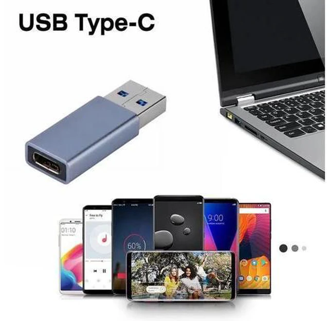 Main image of C Hub Type C -C Female to 3.0 Male Port Type A Adapter Metal OTG Converter Connector for Android Smartphones