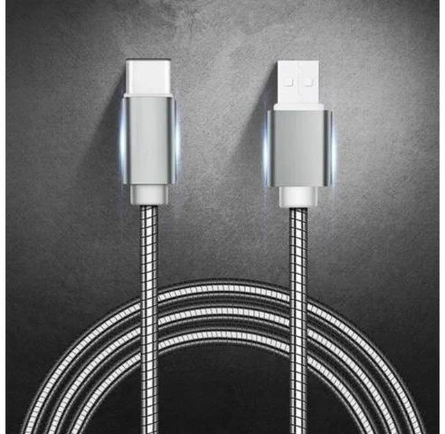 Main image of Duty Metal Braided USB Charger Cable for IPhone X Xr 7 6 Type C for Note 9 S10 S9 S8 Cable for Micro 2A FAST