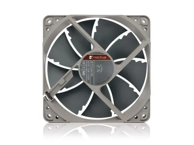 Alt view image 3 of 6 - Noctua NF-P12 redux-900, Ultra Quiet Silent Fan, 3-Pin, 900 RPM (120mm, Grey)