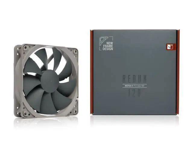 Alt view image 4 of 6 - Noctua NF-P12 redux-900, Ultra Quiet Silent Fan, 3-Pin, 900 RPM (120mm, Grey)