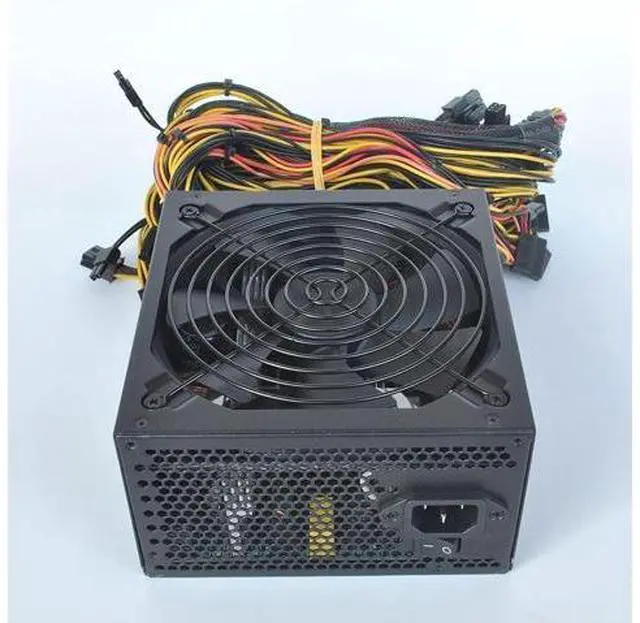 Alt view image 4 of 7 - 1000W Mining Power Supply for 8 GPUs ETH Rig Ethereum Miner with Auto-Thermally Controlled Fan, Mining Rig PSU ATX PC Power Supply Designed 110V PSU