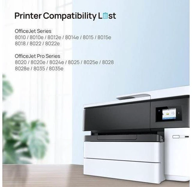 Alt view image 3 of 4 - 910XL Ink Cartridges Printer 910 XL 910XL Ink Cartridges Compatible with Officejet Pro 8025e 8028e 8035e 8028 8025 Printer (2 Black 910XL Ink Cartridges)