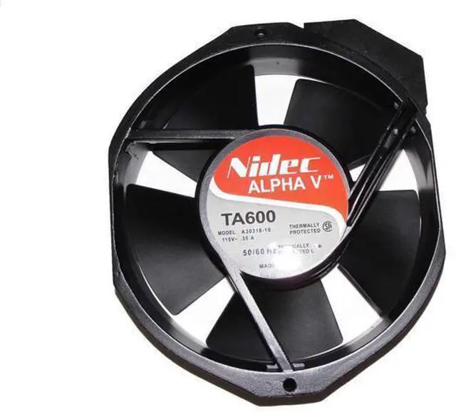 Main image of Nidec Alpha V 17238 172*38mm 930713 TA600 A30318-10 115V 0.35A 2Pin AC Cooling Fan