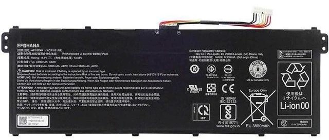 Main image of efohana AP18C4K Laptop Battery Replacement for ACER Aspire 3 A315-42 A315-54 5 A514-52 A515-43 A515-54 A515-54G Swift S40-51 Swift 3 SF314-41 Spin 3 SP314-54N Series Notebook 11.4V 48Wh 4200mAh