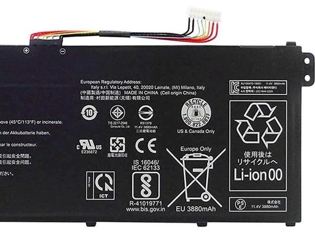 Alt view image 2 of 3 - efohana AP18C4K Laptop Battery Replacement for ACER Aspire 3 A315-42 A315-54 5 A514-52 A515-43 A515-54 A515-54G Swift S40-51 Swift 3 SF314-41 Spin 3 SP314-54N Series Notebook 11.4V 48Wh 4200mAh