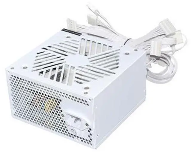 Alt view image 3 of 7 - New White PC PSU 20+4Pin 12V ATX 650W 110-264V Professional E-Sports Video Game Computer Power Supply 12cm Fan