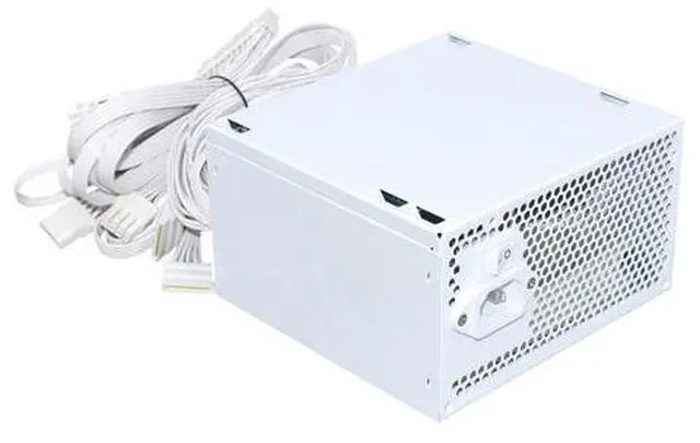 Alt view image 5 of 7 - New White PC PSU 20+4Pin 12V ATX 650W 110-264V Professional E-Sports Video Game Computer Power Supply 12cm Fan