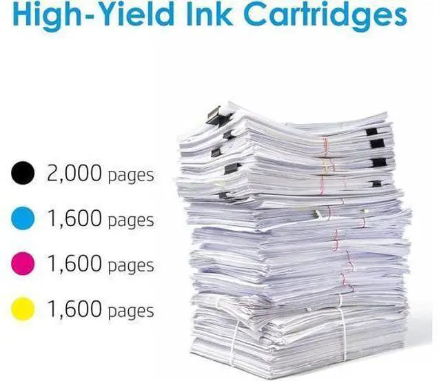 Alt view image 3 of 7 - Jeostarky Compatible for 61XL Ink Cartridge Combo Pack Replacement Ink 61 XL to Use with Envy 4500 5530 Deskjet 1000 1010 2540 2541 Officejet 4630 4635 Series Printer(2Pack Ink 61XL Combo Pack)
