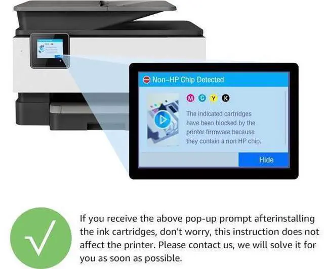 Alt view image 7 of 7 - Jeostarky Compatible for 61XL Ink Cartridge Combo Pack Replacement Ink 61 XL to Use with Envy 4500 5530 Deskjet 1000 1010 2540 2541 Officejet 4630 4635 Series Printer(2Pack Ink 61XL Combo Pack)