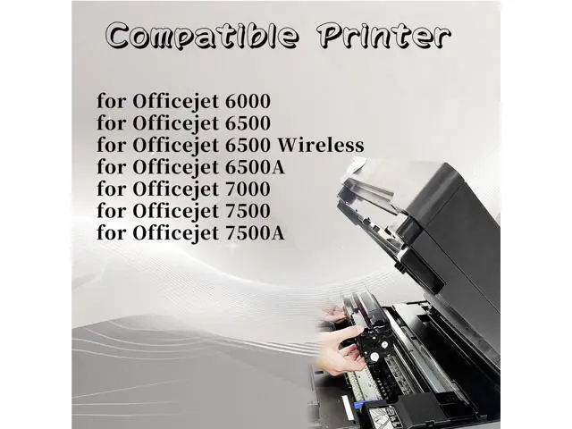 Alt view image 2 of 7 - 920xl Ink Cartridge High Yield Compatible for Officejet 6000 6500 6500 Wireless 6500A 7000 7500 7500A Printer 2 Set
