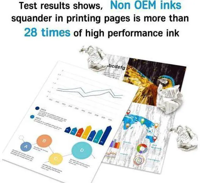 Alt view image 6 of 7 - WISETA 910XL Ink Cartridges Printer 910 Black Compatible with Officejet Pro 8025e 8028e 8035e 8028 8025 (2 Cartridges)