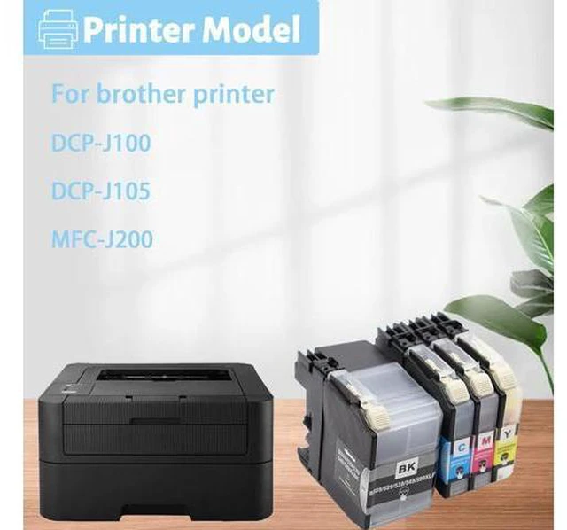 Alt view image 2 of 7 - Ink Cartridge for Brother LC509XLBK LC505XLC LC505XLM LC505XLY Ink Cartridge Combo,High Yield Compatible for Brother J100 J105 J200 Printers Combo Pack