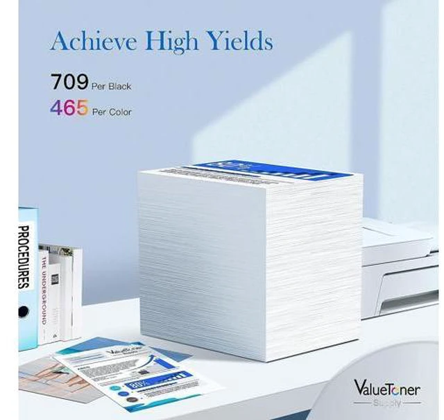 Alt view image 4 of 6 - Valuetoner Supply 64xl Remanufactured Ink Cartridge Replacement 64xl Ink Cartridge Combo Pack for Envy Photo 7858 7855 7155 6255 6252 7120 6232 7158 7164 5542 7255e 7955e 7958e Printer (2 Pack)