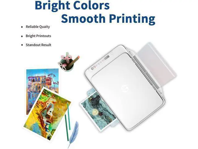 Alt view image 4 of 6 - Relcolor Replacement Ink 62 XL 62XL HP62 Cartridge Color Combo 2 Pack Envy 5540 5542 5645 5660 7640 7645 7644 OfficeJet 5740 8040 200 250 5745 Printers,Higher Yield,HP62XL