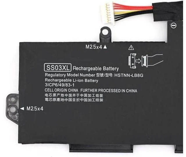 Alt view image 3 of 4 - 7xinbox 11.55V 50Wh 4330mAh SS03XL SS03 933321-855 HSTNN-LB8G Replacement Laptop Battery for HP 730 735 740 745 830 840 846 ZBOOK14U G5