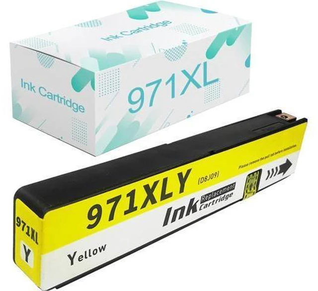 Main image of Compatible 970XL 971XL Ink Cartridges Replacement 970 971 970XL 971XL with Officejet Pro X451dn X451dw X476dn X476dw X551dw X576dw Printer Yellow Ink